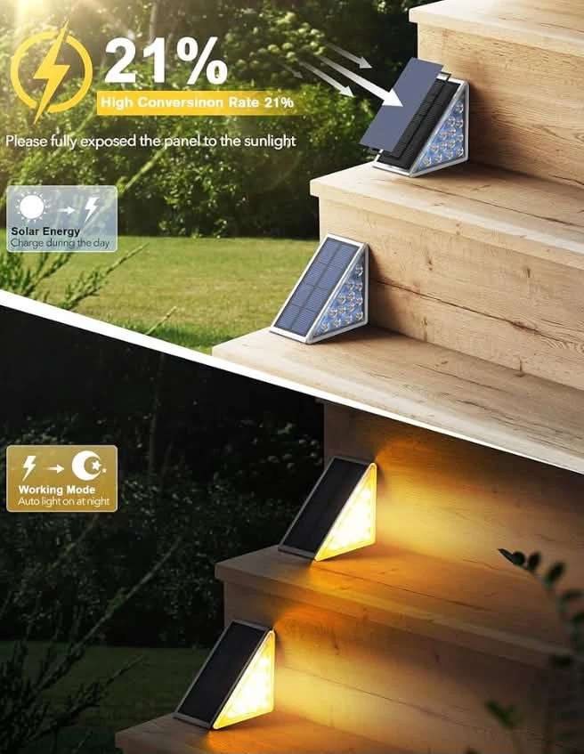 Solar Powered Step Lights (Pack of 8) - photo 3