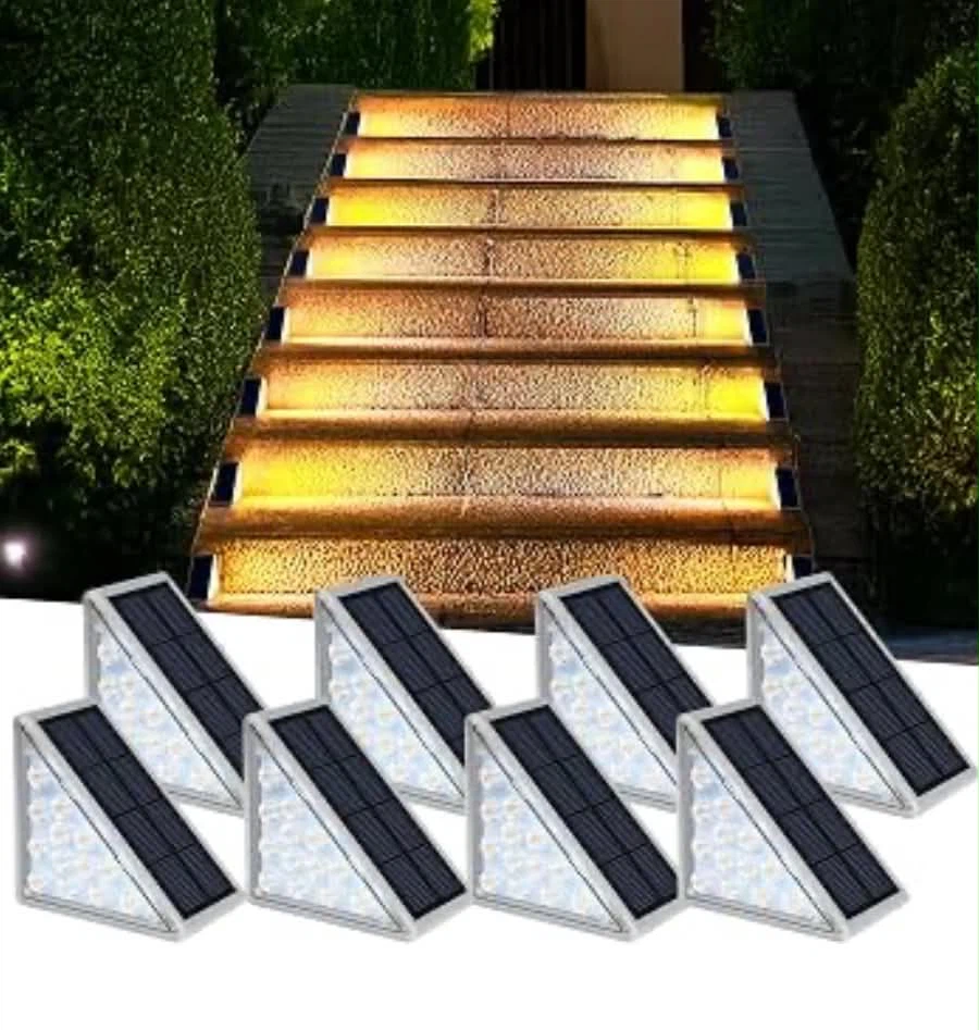 Solar Powered Step Lights (Pack of 8) - photo 4