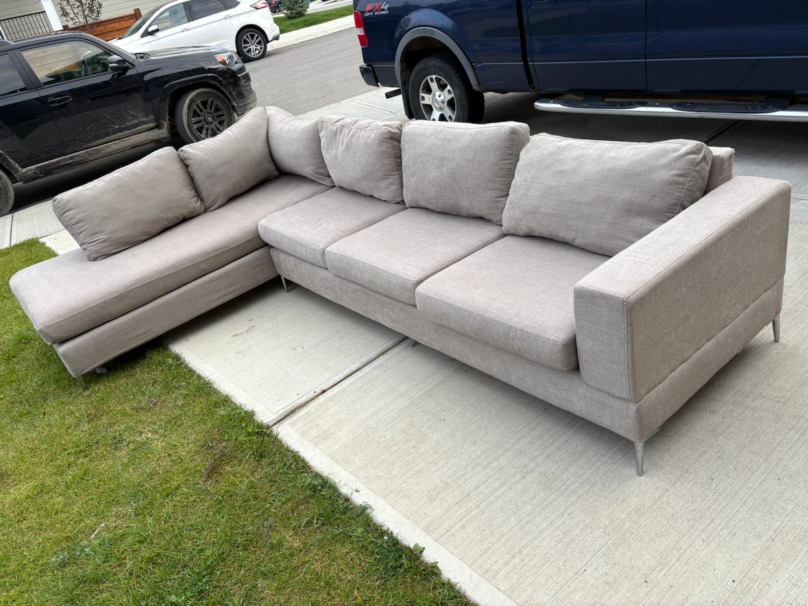Light Grey Sectional Sofa