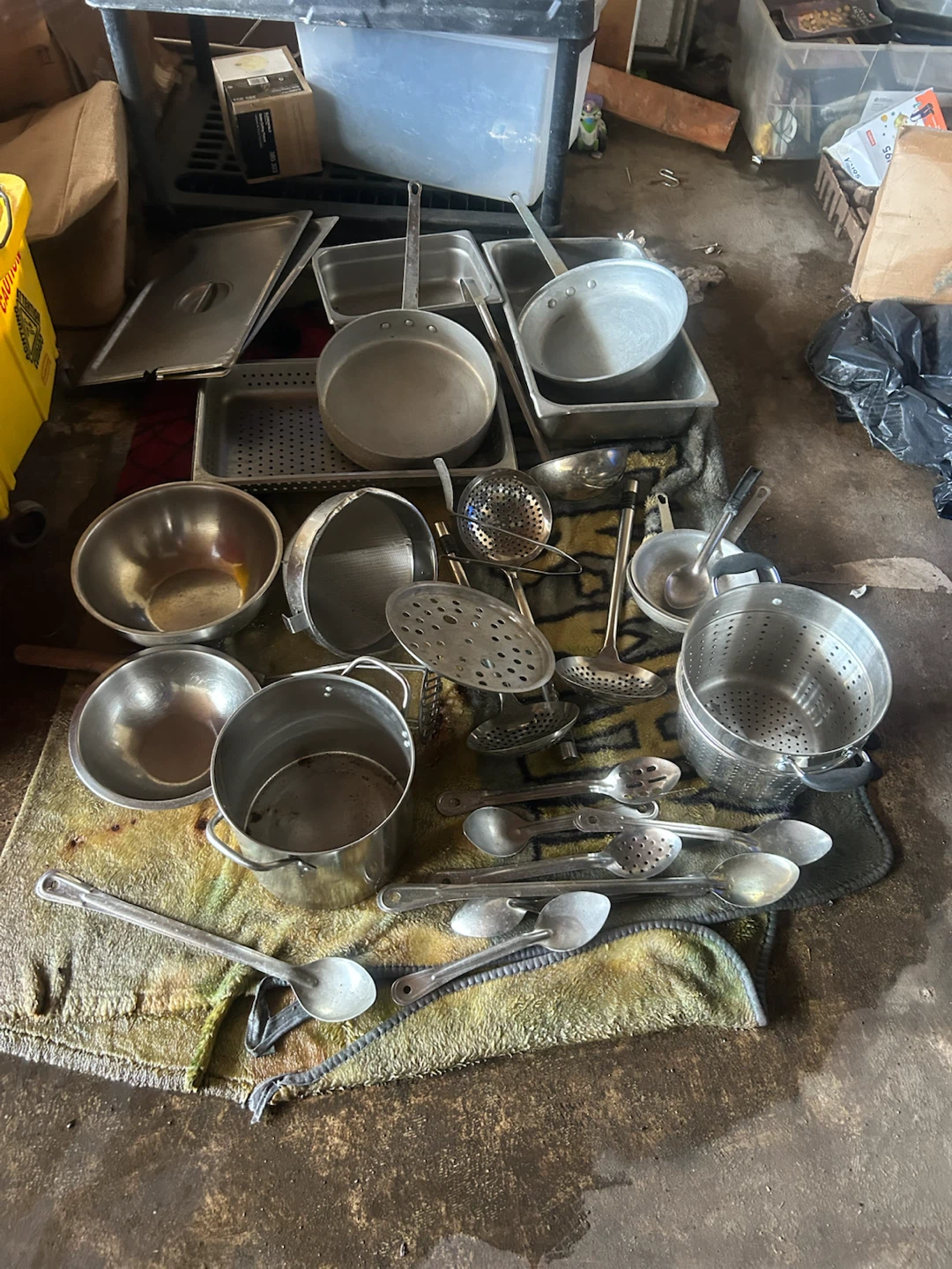 Assorted Stainless Steel Kitchenware Pots Pans Utensils - photo 2