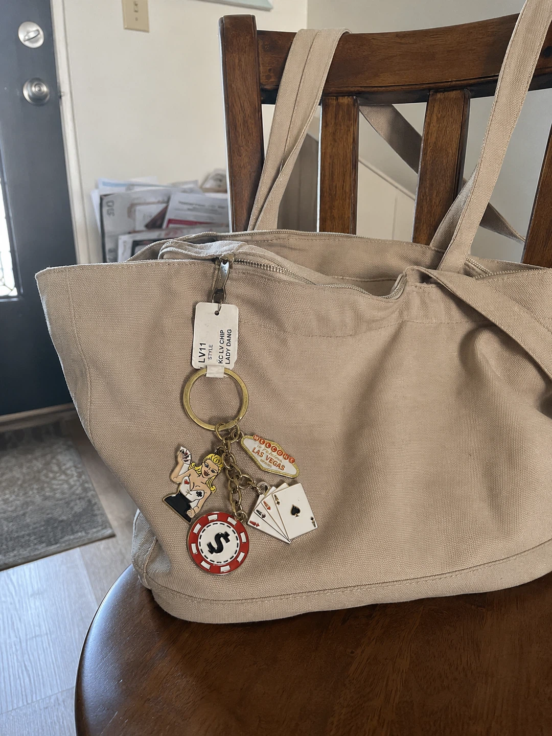 Las Vegas Themed Keychain with Charms - photo 3