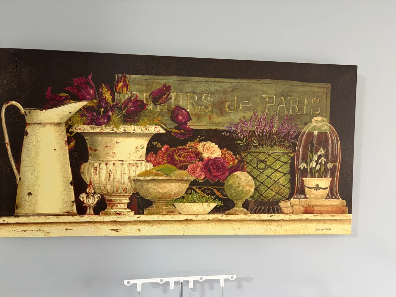 Kathryn White "Fleurs de Paris" Still Life Wall Art