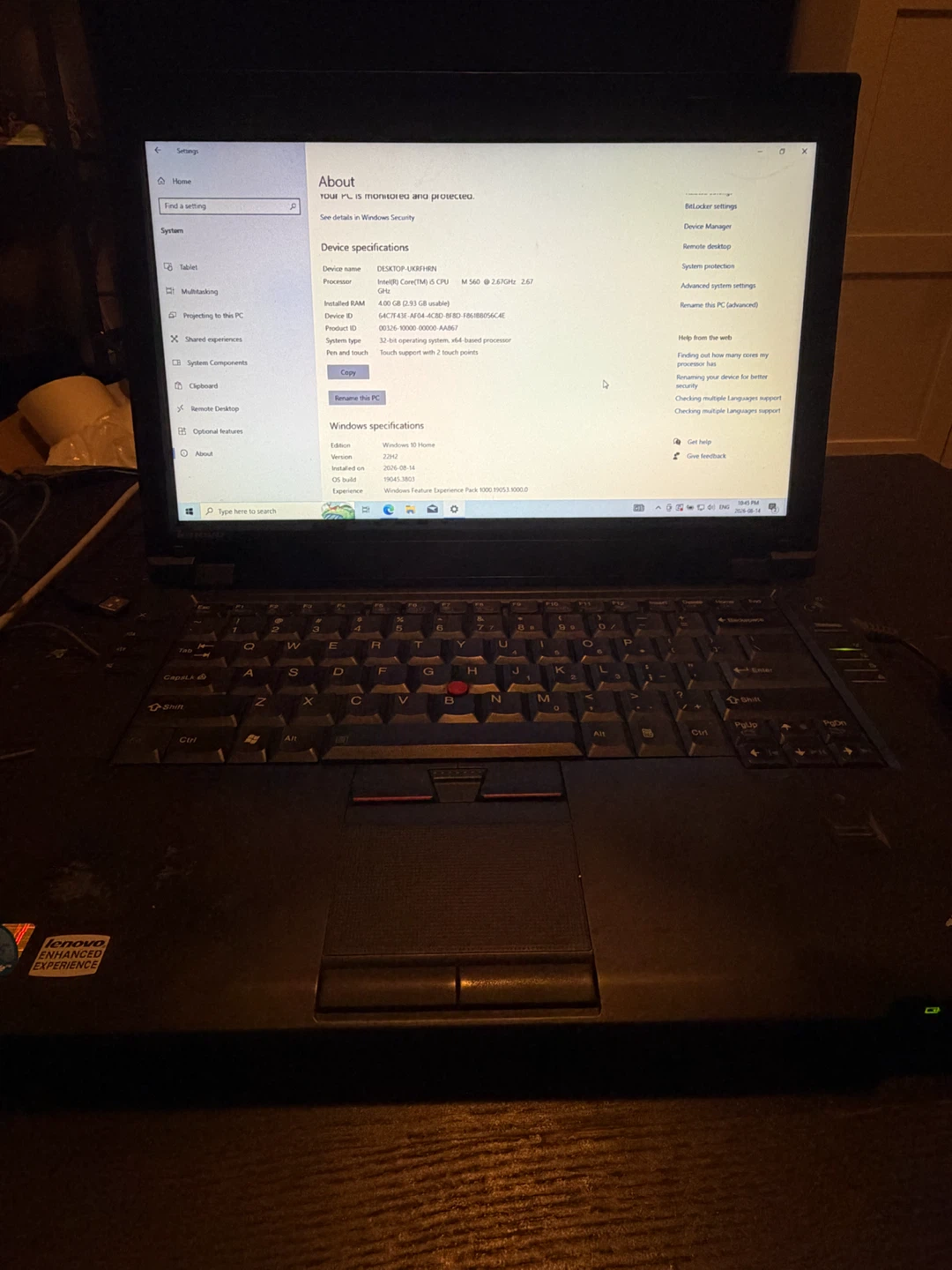 Lenovo ThinkPad L412 Laptop
