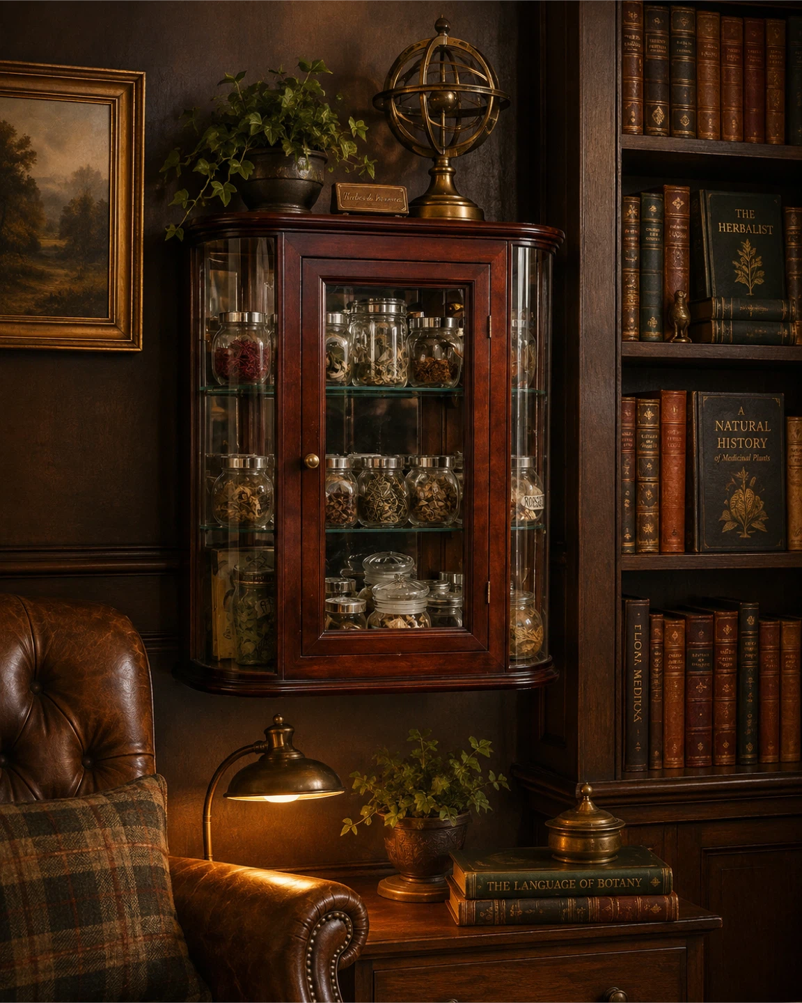 Wooden Display Cabinet with Glass Doors - photo 2