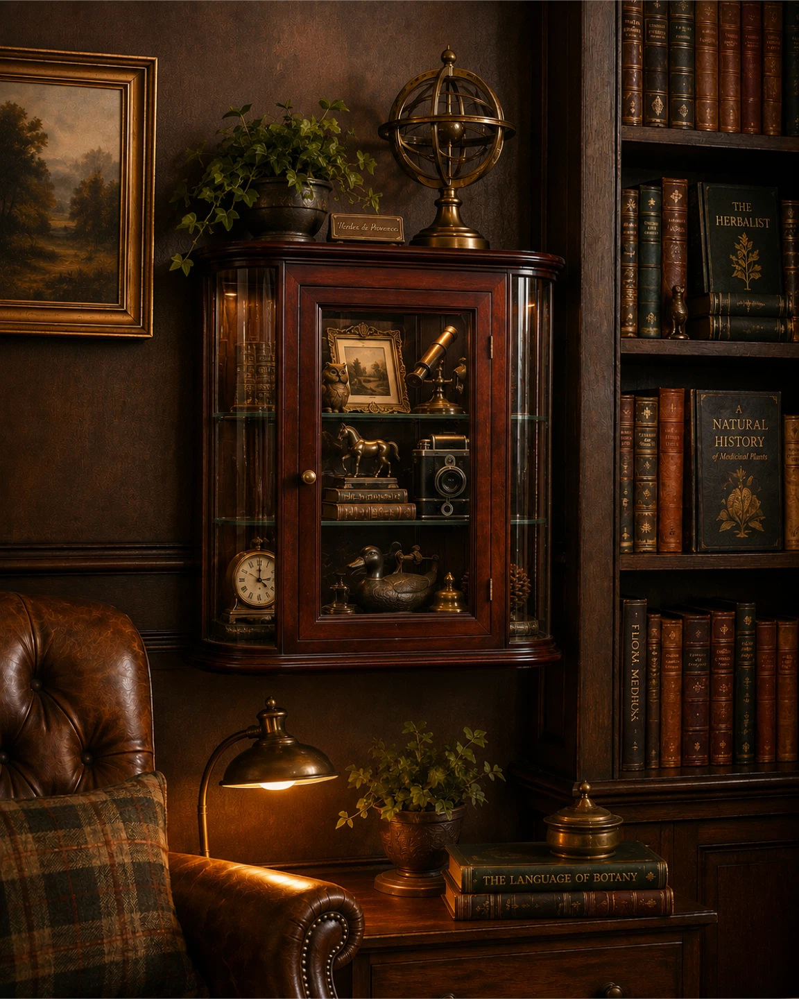 Wooden Display Cabinet with Glass Doors - photo 3