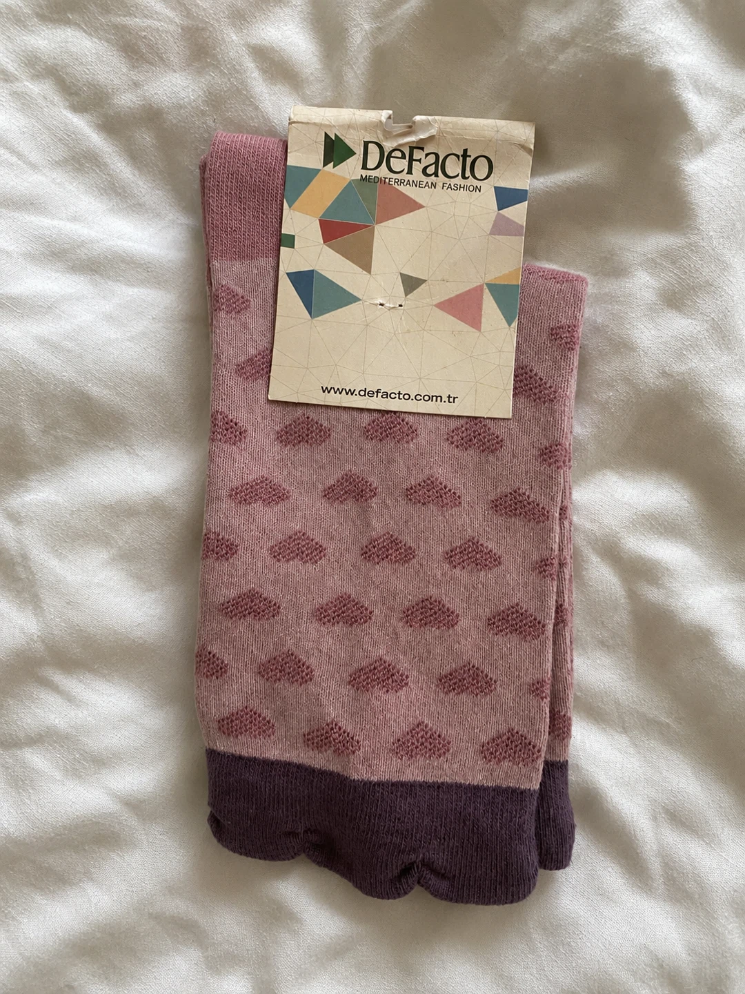 DeFacto Women's Heart Pattern Socks