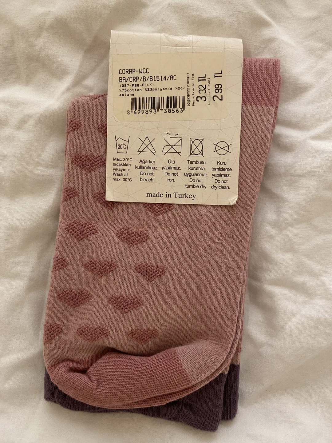 DeFacto Women's Heart Pattern Socks - photo 2