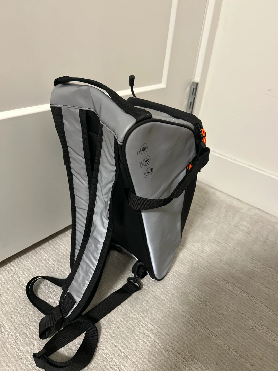 Silver and Black Reflective Backpack - photo 2