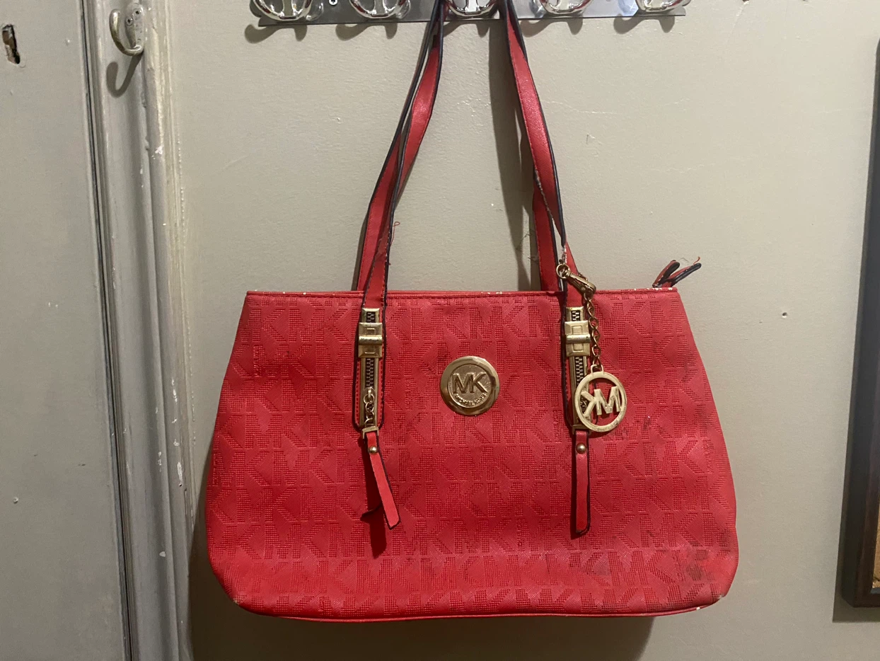 Red purse by MK
