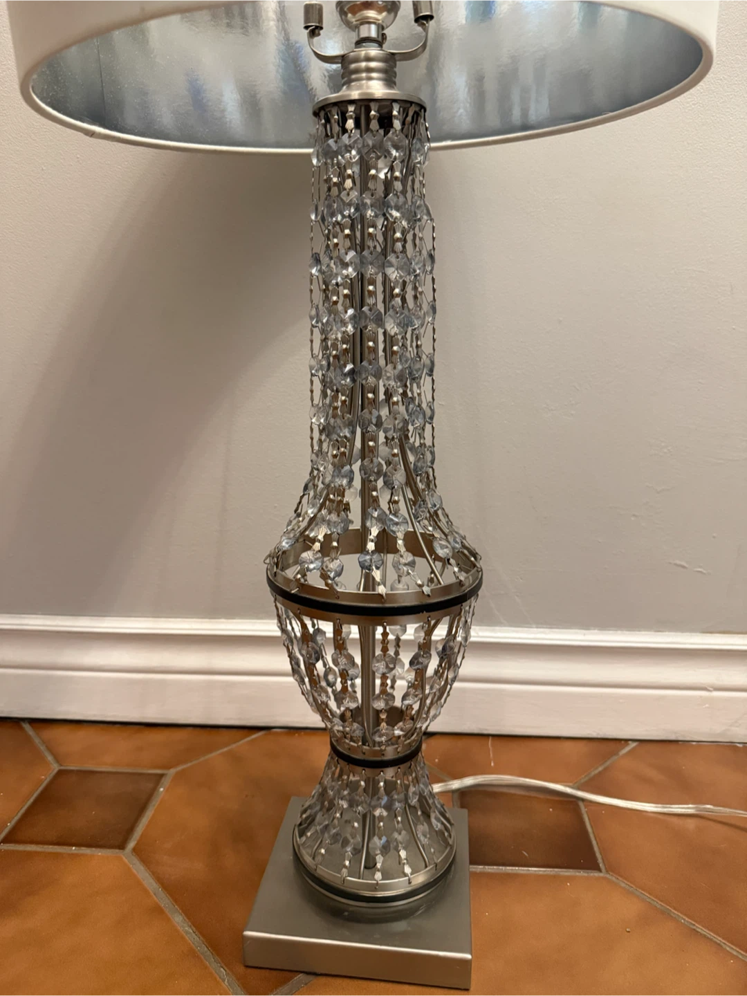 Elegant Crystal-Style Table Lamps – Set of 2