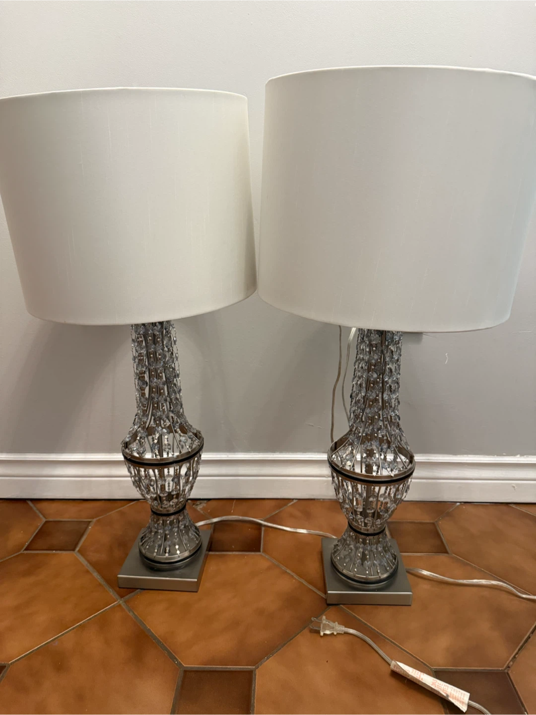 Elegant Crystal-Style Table Lamps – Set of 2 - photo 2