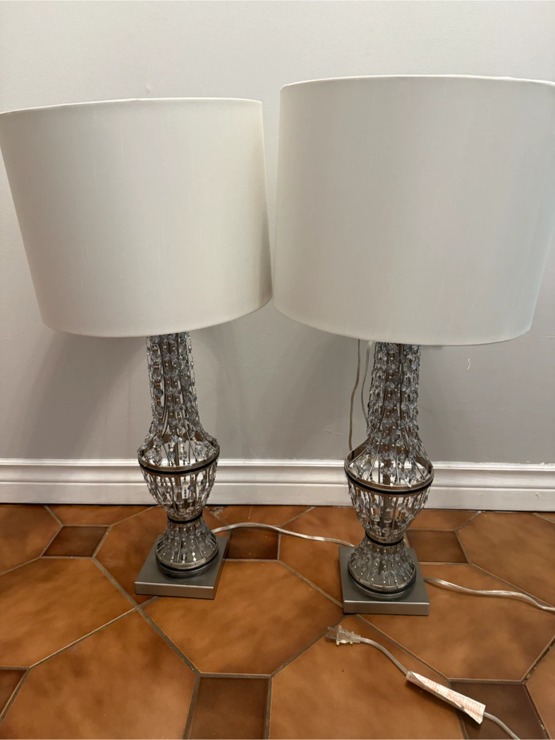 Elegant Crystal-Style Table Lamps – Set of 2 - photo 3