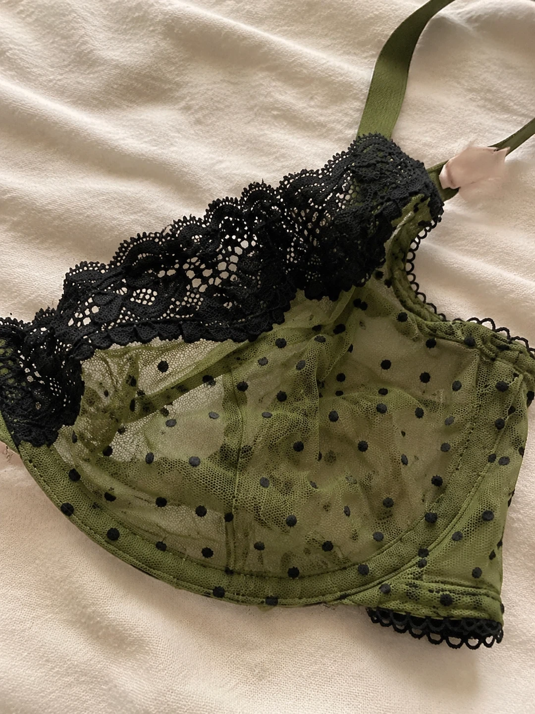 Victoria's Secret Tease Unlined Demi Bra and Panty Set