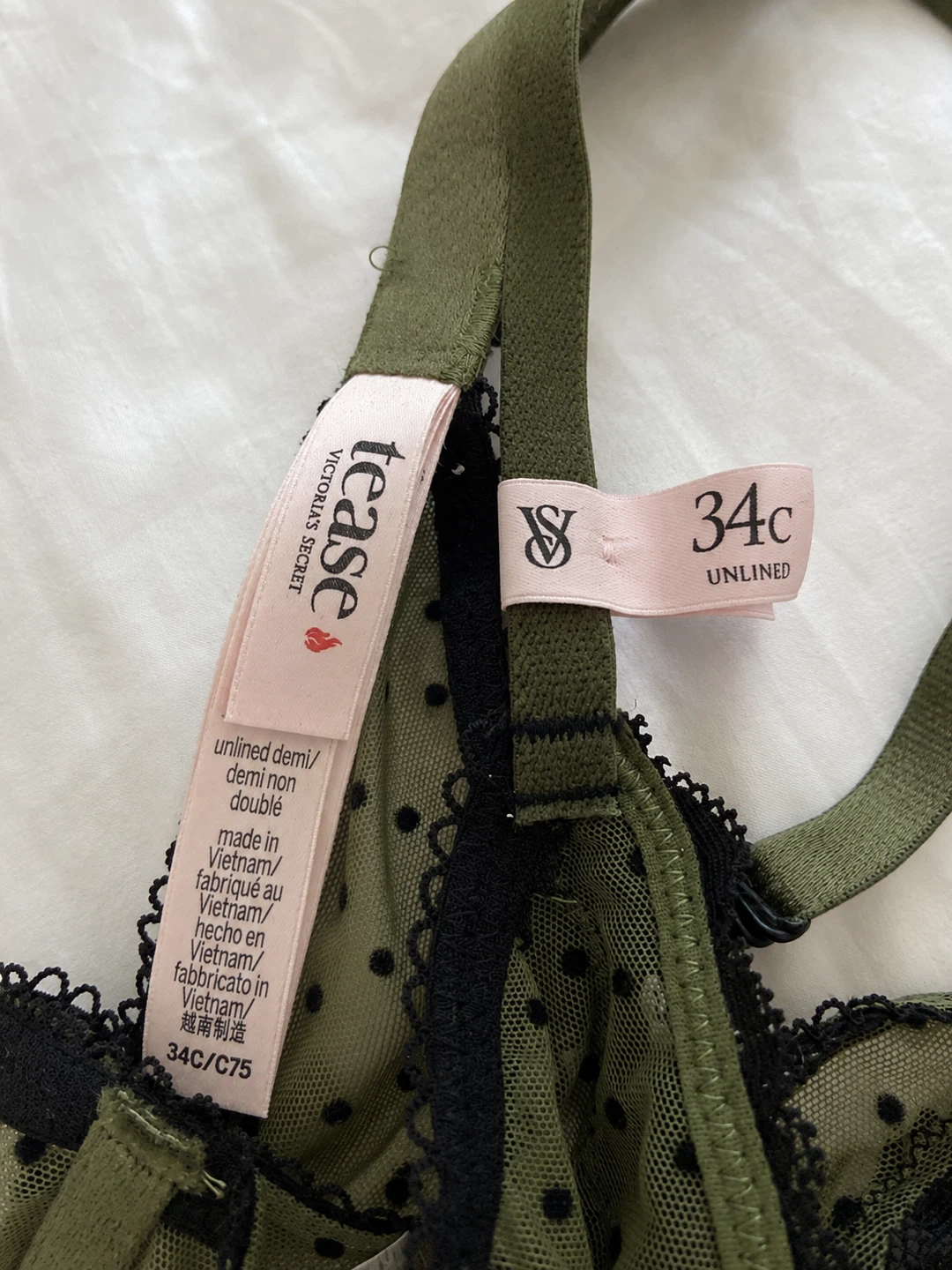 Victoria's Secret Tease Unlined Demi Bra and Panty Set - photo 2