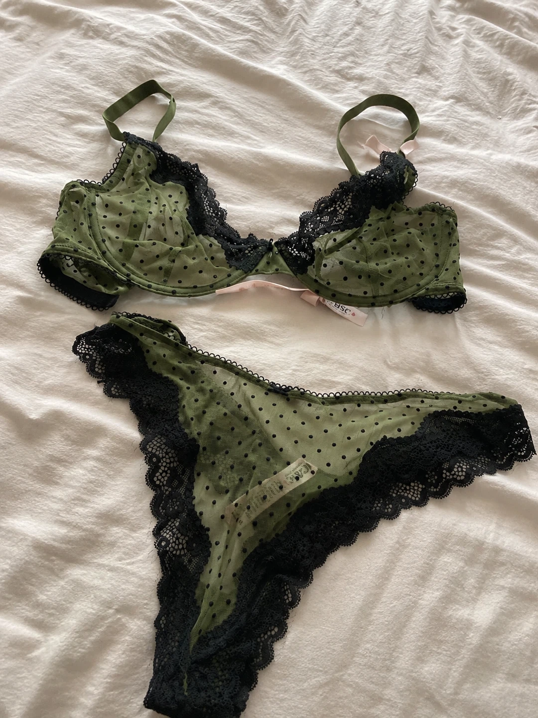 Victoria's Secret Tease Unlined Demi Bra and Panty Set - photo 3