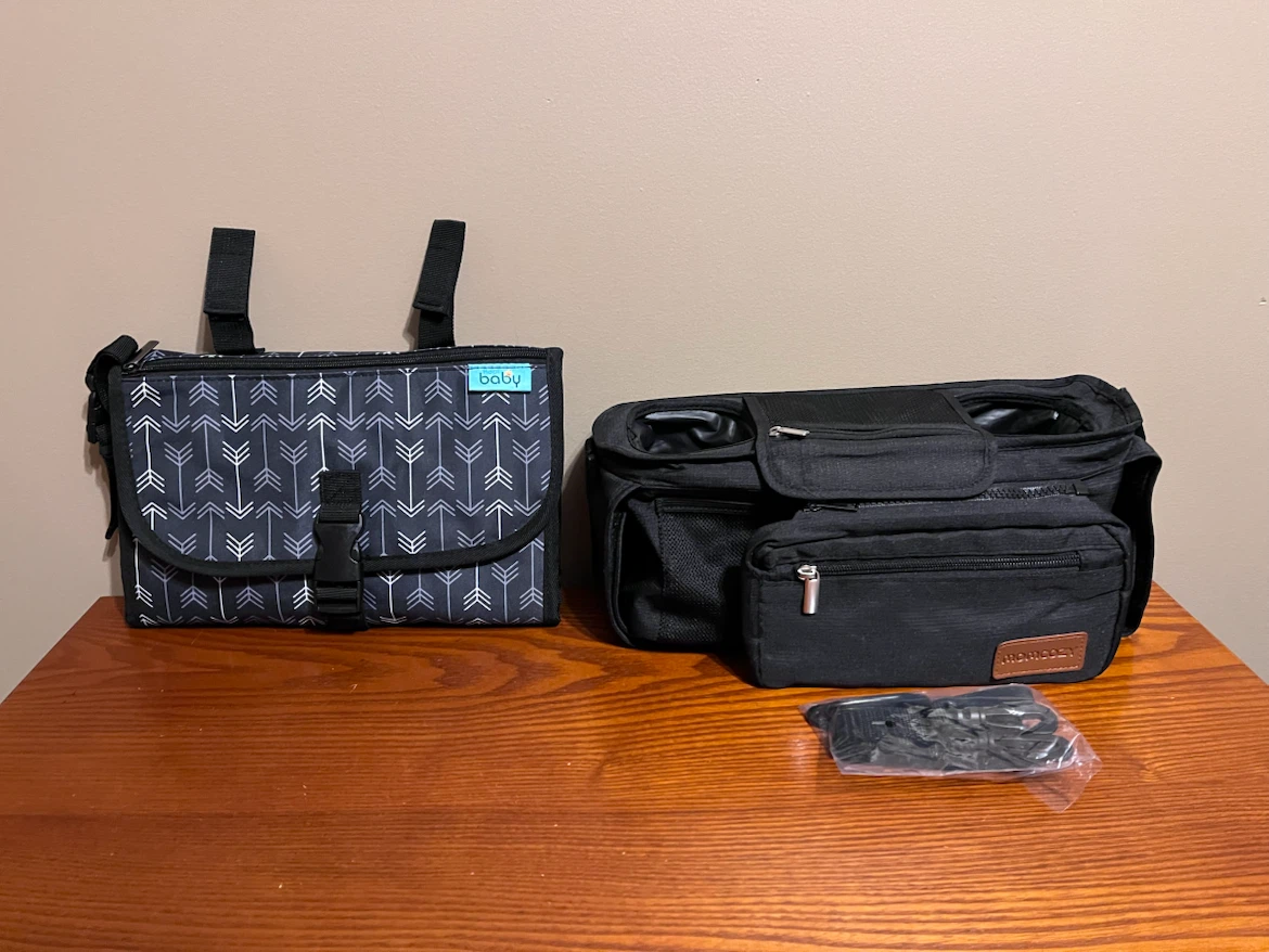 STROLLER ORGANIZER & PORTABLE DIAPER CHANGE PAD