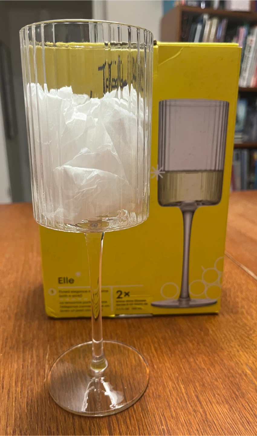 Joy Jolt White Wine Glasses (Set of 2)