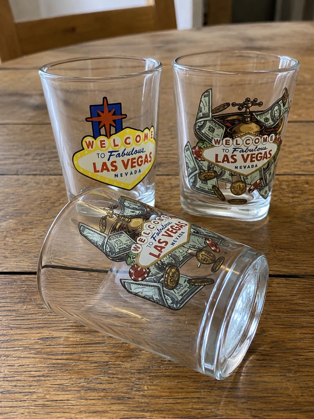 Set of 3 Las Vegas Shot Glasses - photo 2