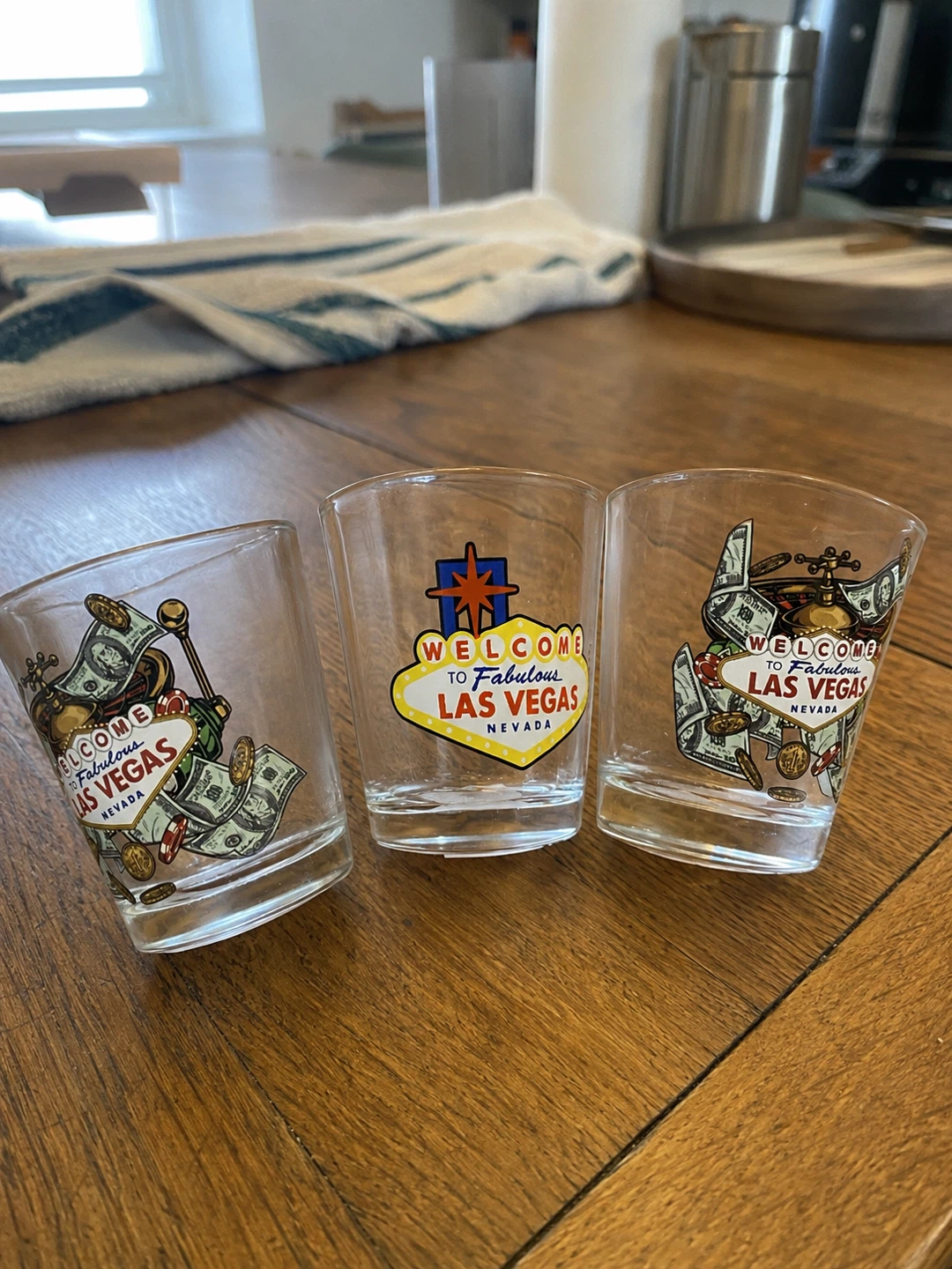 Set of 3 Las Vegas Shot Glasses - photo 3