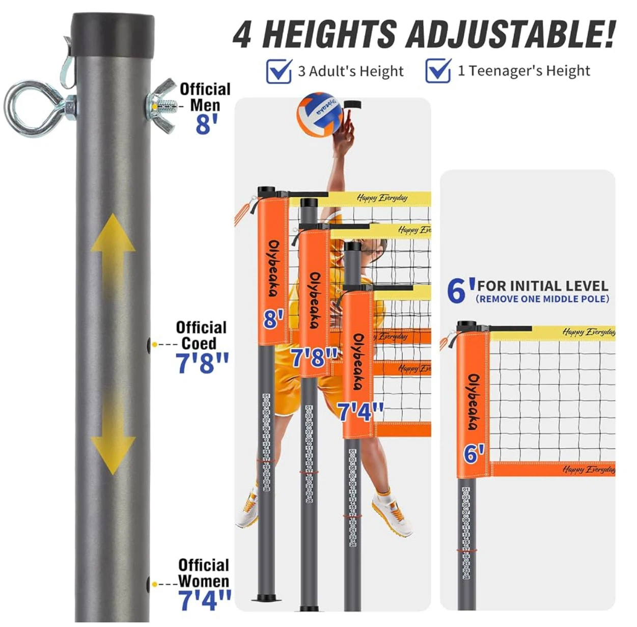 Portable Outdoor Volleyball SET - photo 3