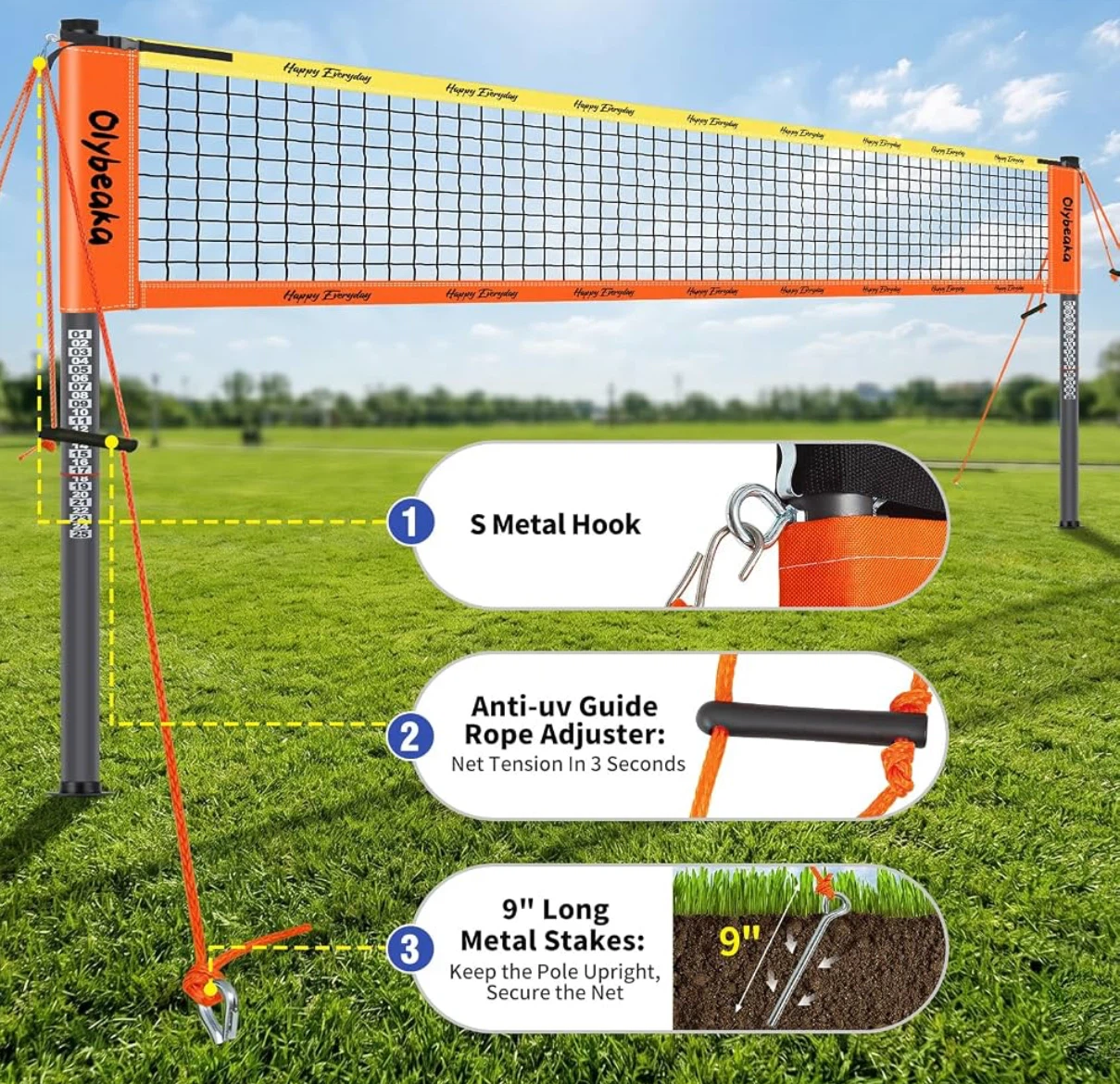 Portable Outdoor Volleyball SET - photo 5