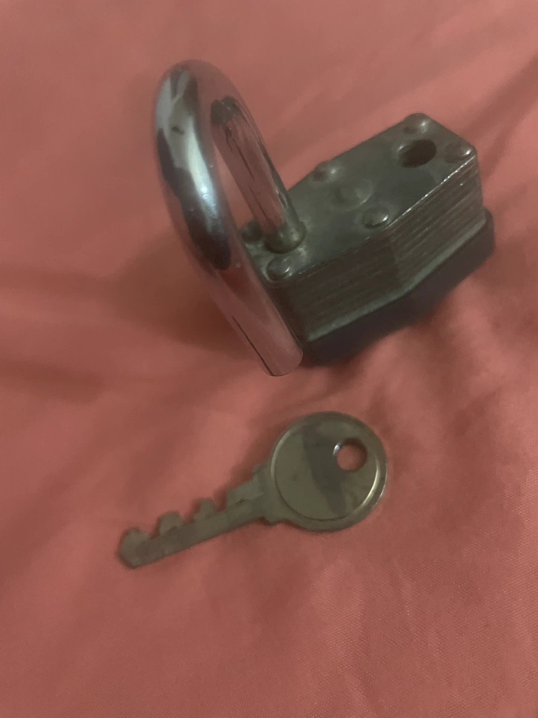 Used Padlock with Key