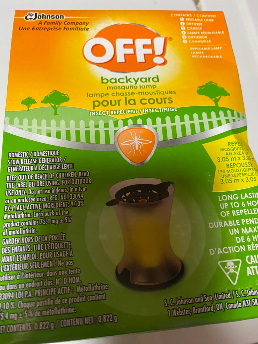 OFF! Backyard Mosquito Lamp