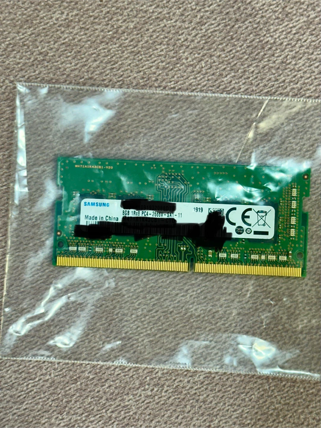 Samsung 8GB DDR4 RAM PC4-2666V