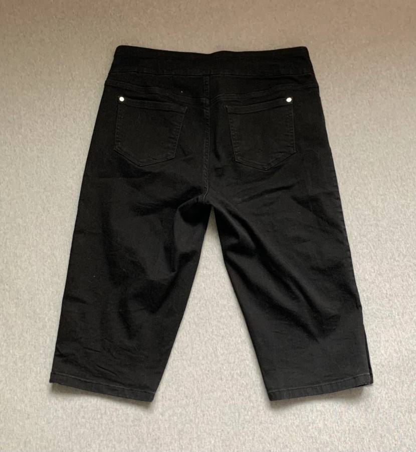Northern Reflections Black Capri Pants Size 14 - photo 2