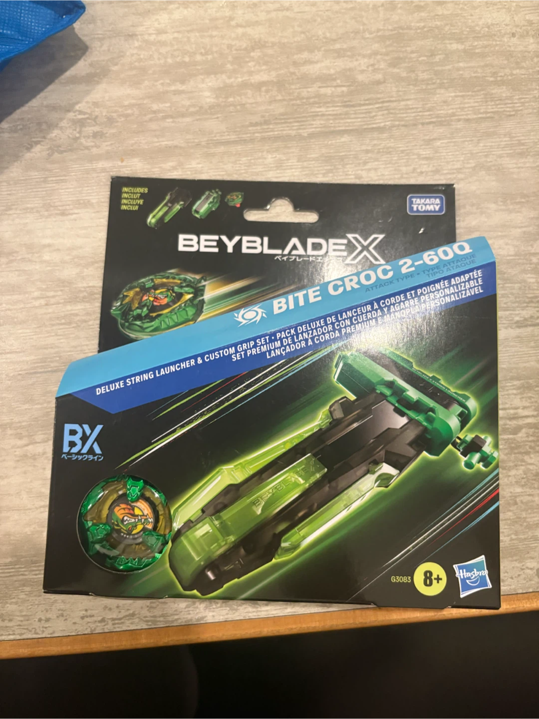 Beyblade X Deluxe String Launcher & Custom Grip Set