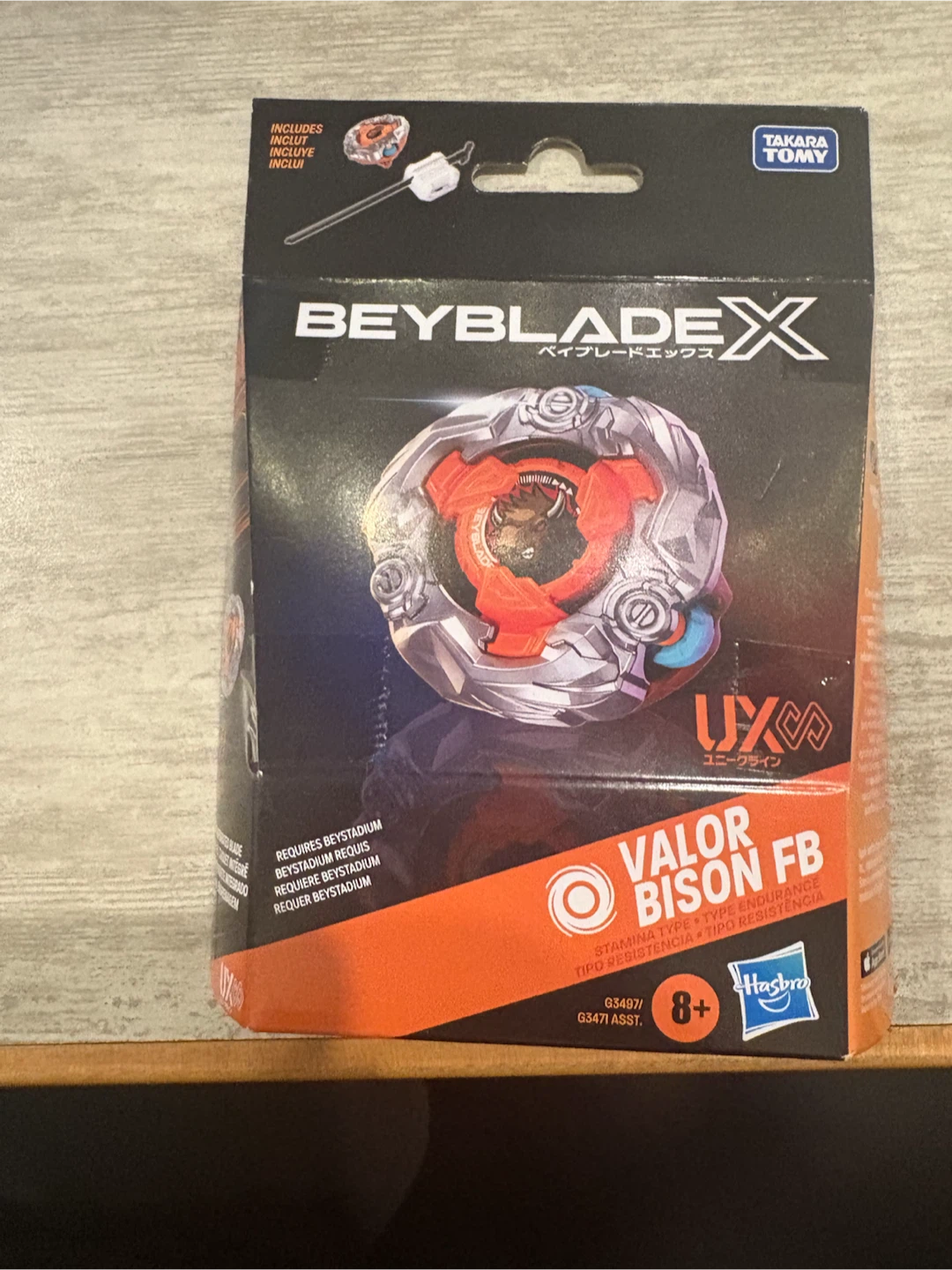 Takara Tomy Beyblade X Valor Bison FB Toy