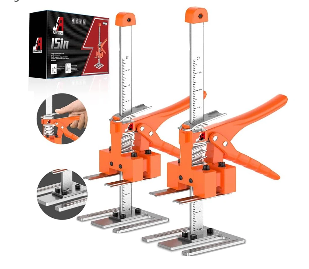 Jannires 15in Cabinet Lifter Jack Tool (2 Pack)