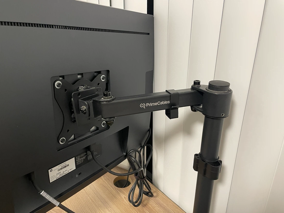 HP EliteDisplay Monitor & PrimeCables Single Monitor Desk Mount - photo 4