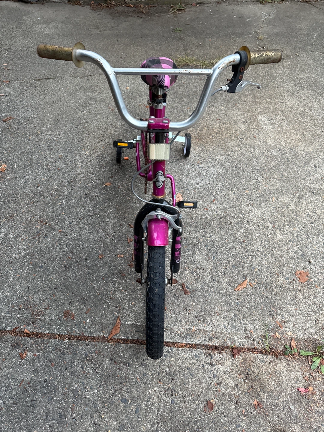 Pink Kids Bike with Training Wheels - photo 5