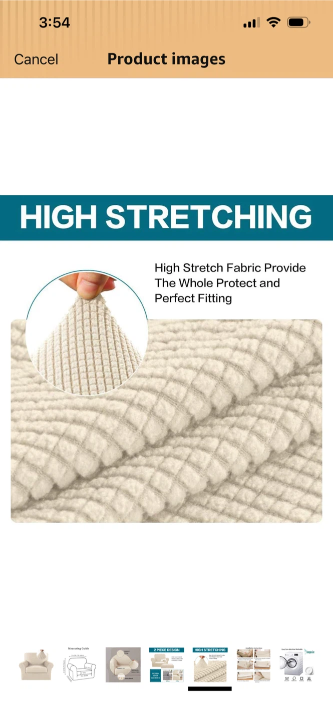 New-Jacquard Stretch Armchair Slipcover - photo 2