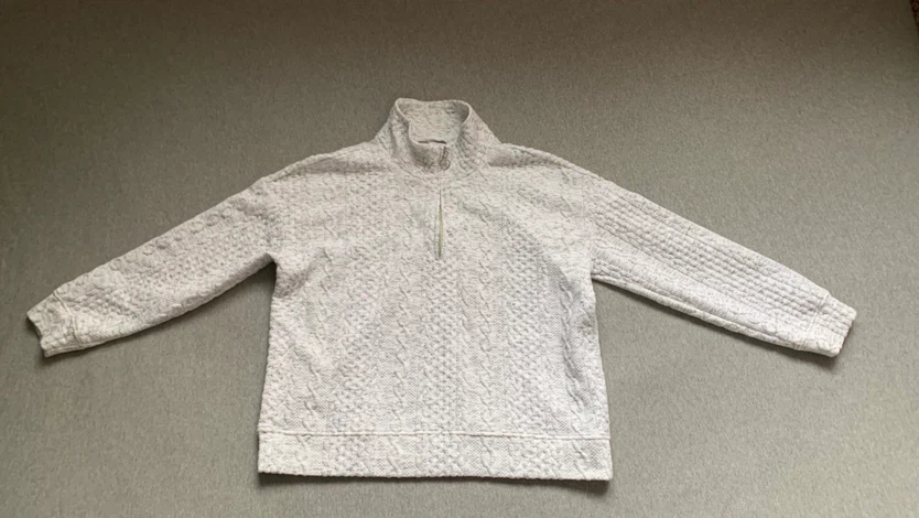 Reitmans Quarter Zip Pullover Sweatshirt -  Size L