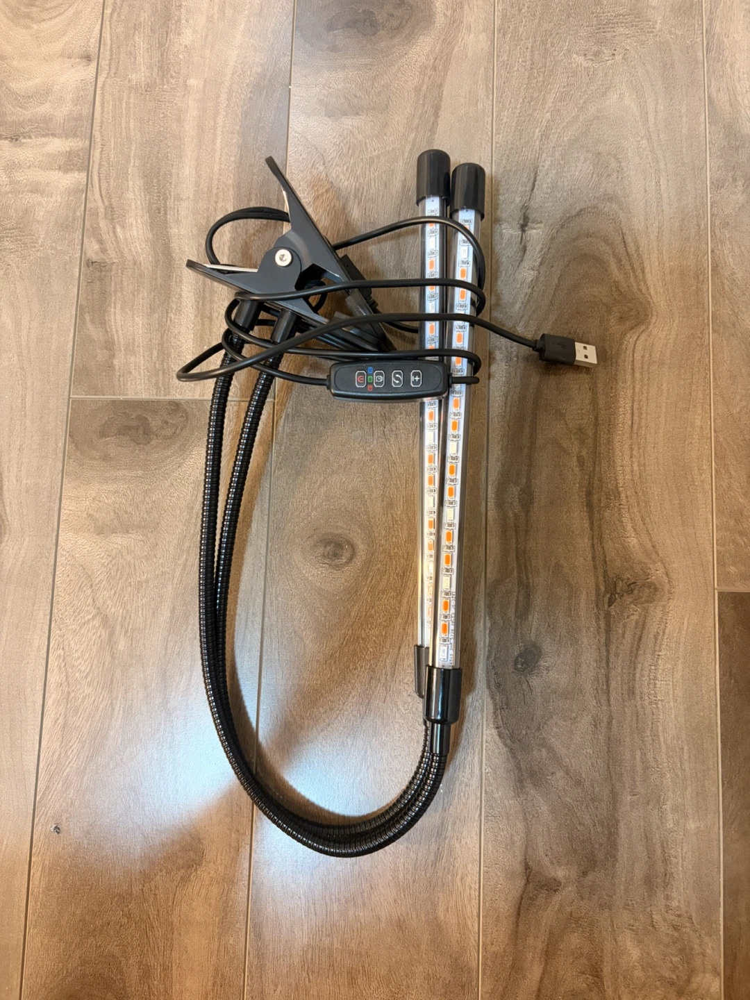 Grow Lights for Indoor Plants, 2 Heads Clip On - photo 2