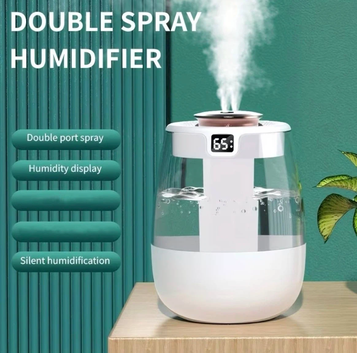 White Mini Mist Humidifier – Double Spray