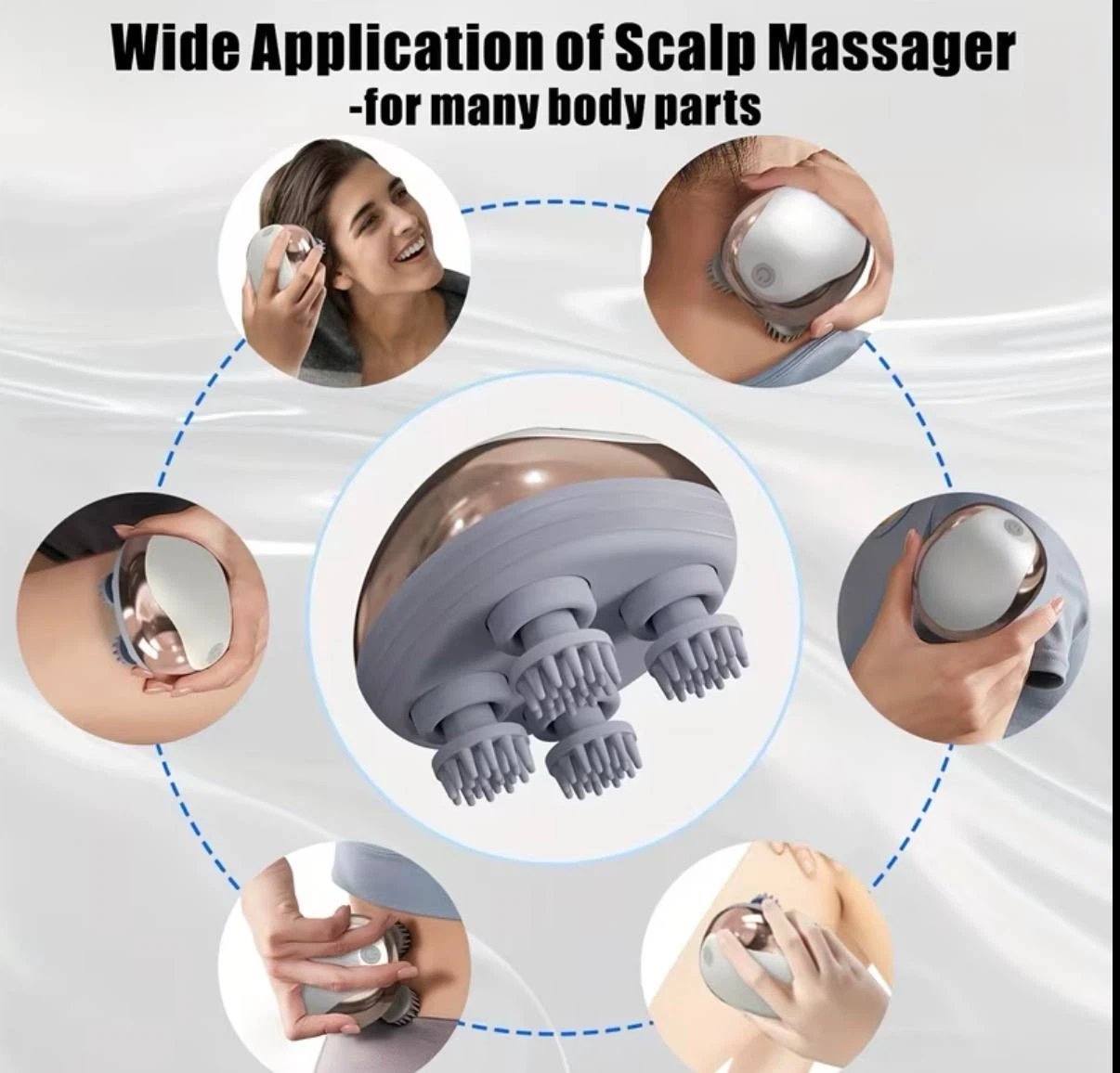 Scalp & Body Massager – Pink - photo 2