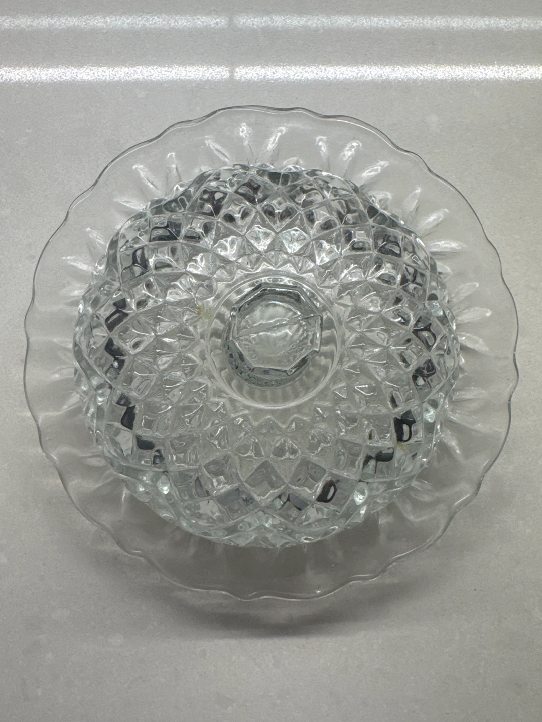 Crystal Glass Cake Stand