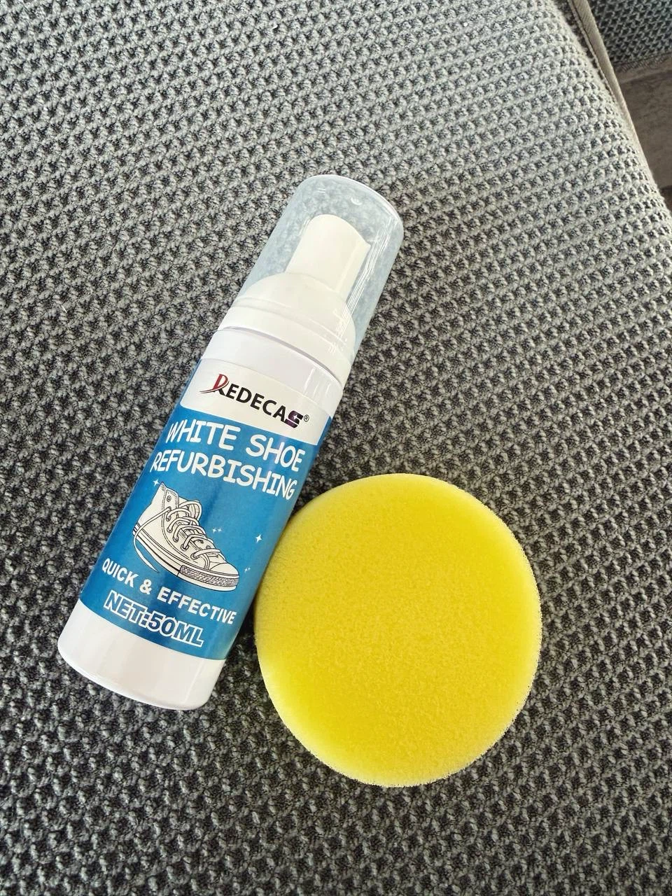 White Shoe Refurbishing Foam