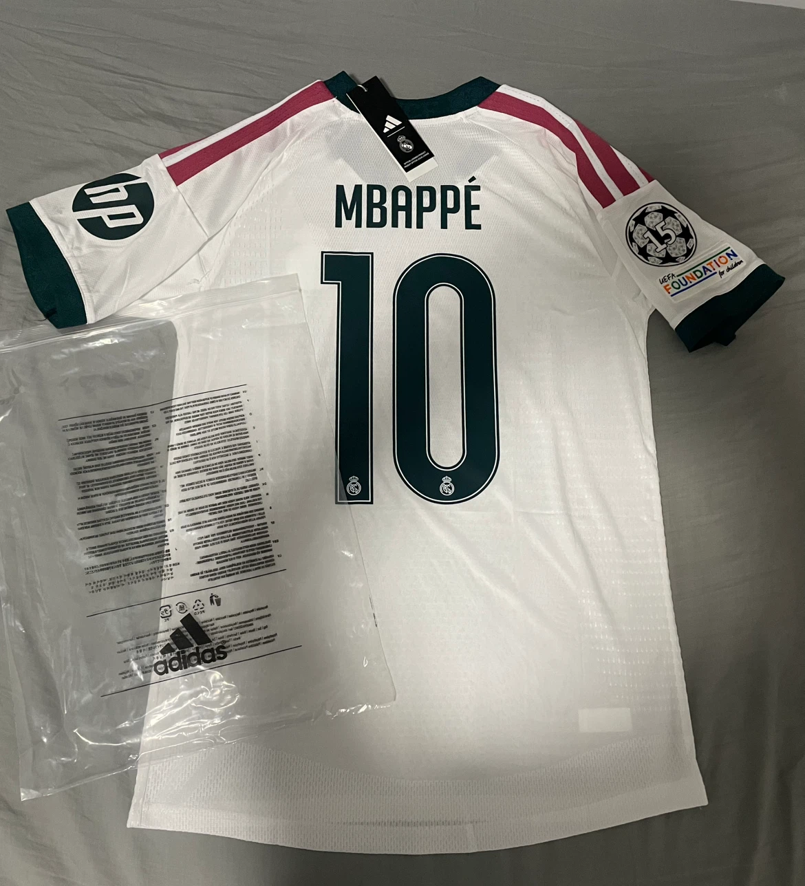 Adidas Real Madrid Mbappé 10 Jersey any size - photo 2