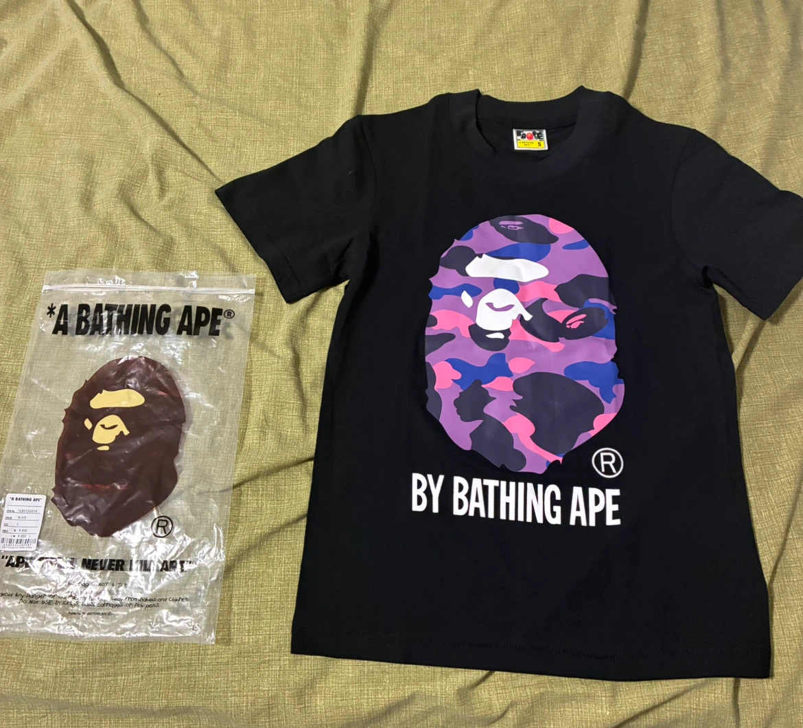 A Bathing Ape Camo Ape Head T-Shirt