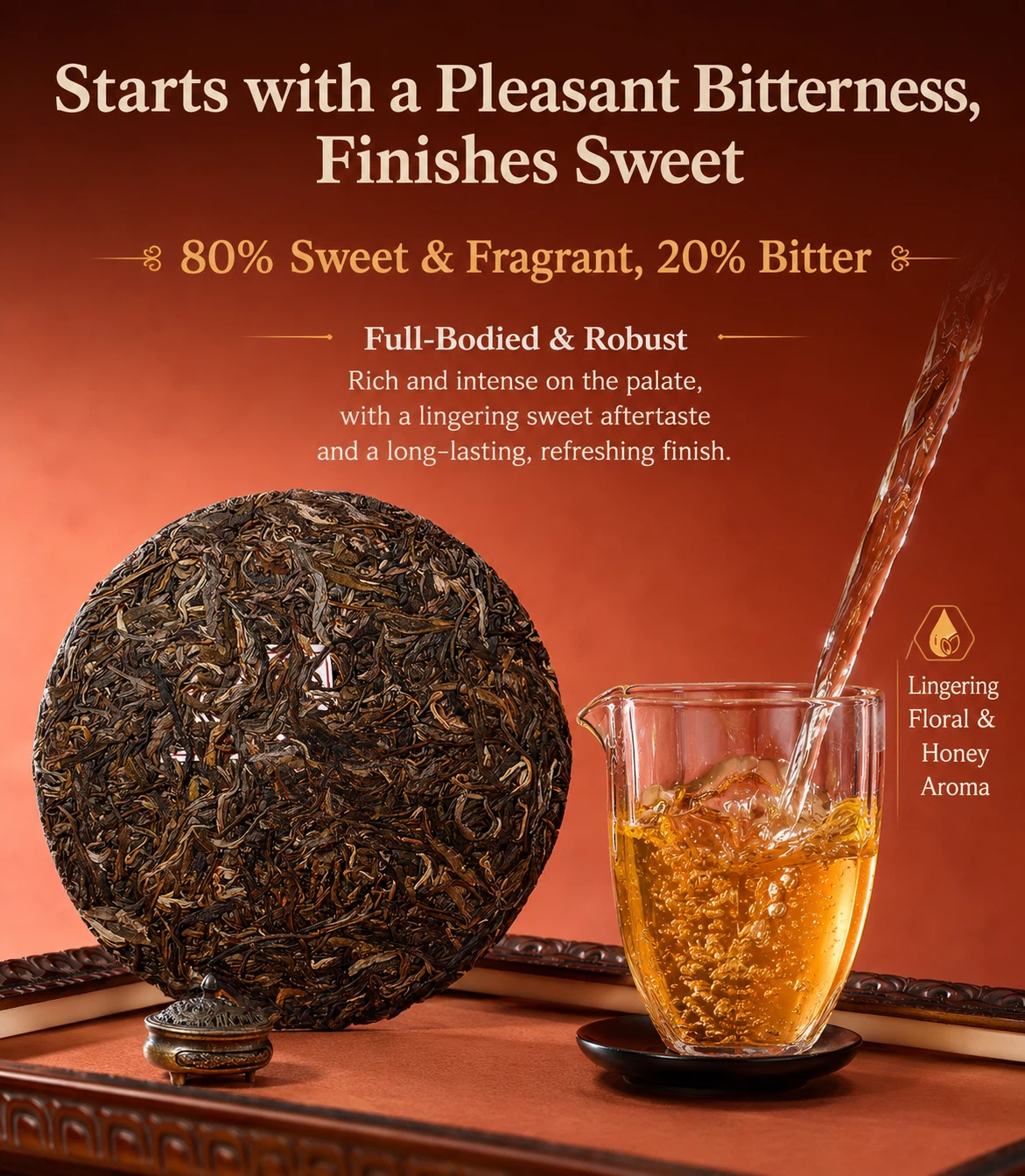 Bingdao Ancient Tea – Peacock Pu-erh Tea Cake - photo 2