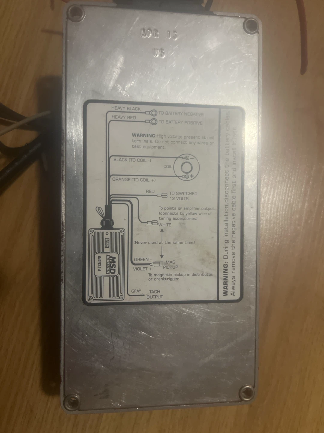 MSD Digital 6AL Ignition Control PN 6425 - photo 4