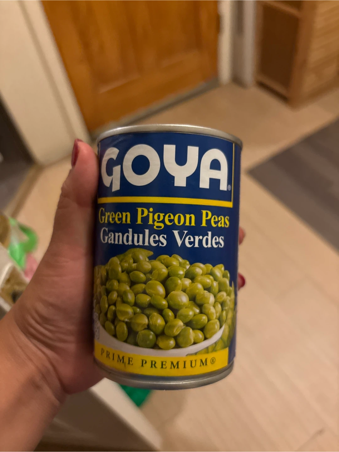 Goya Green Pigeon Peas (Gandules Verdes) - 15 oz Can