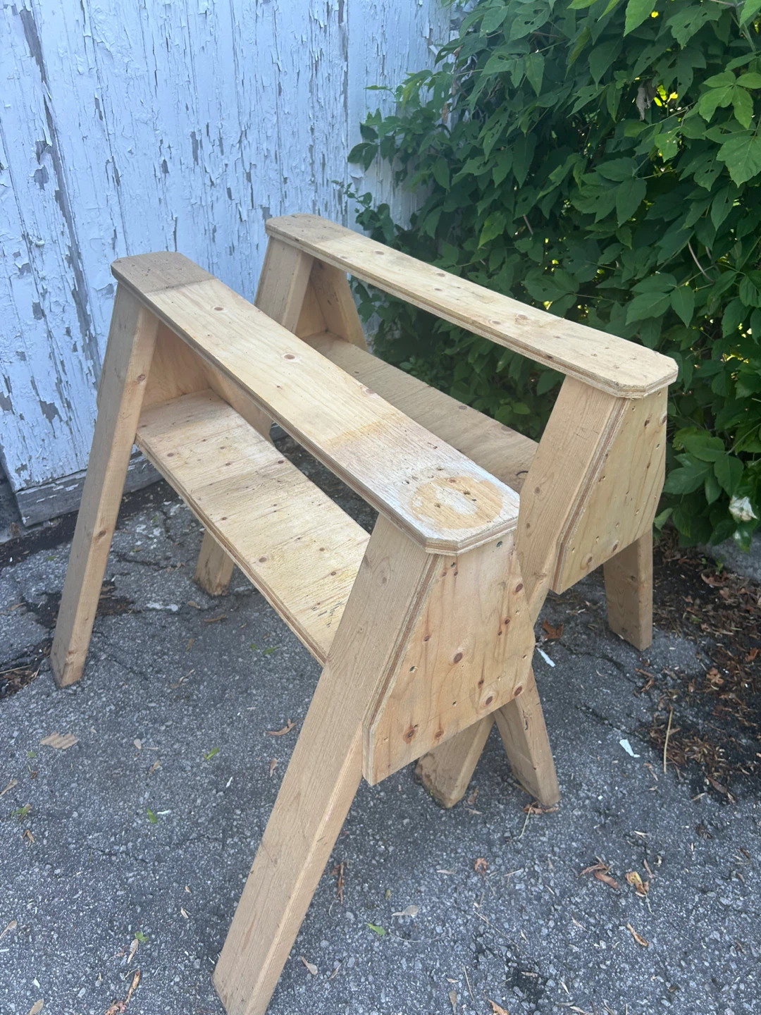 Wooden Sawhorses (Pair) - photo 2