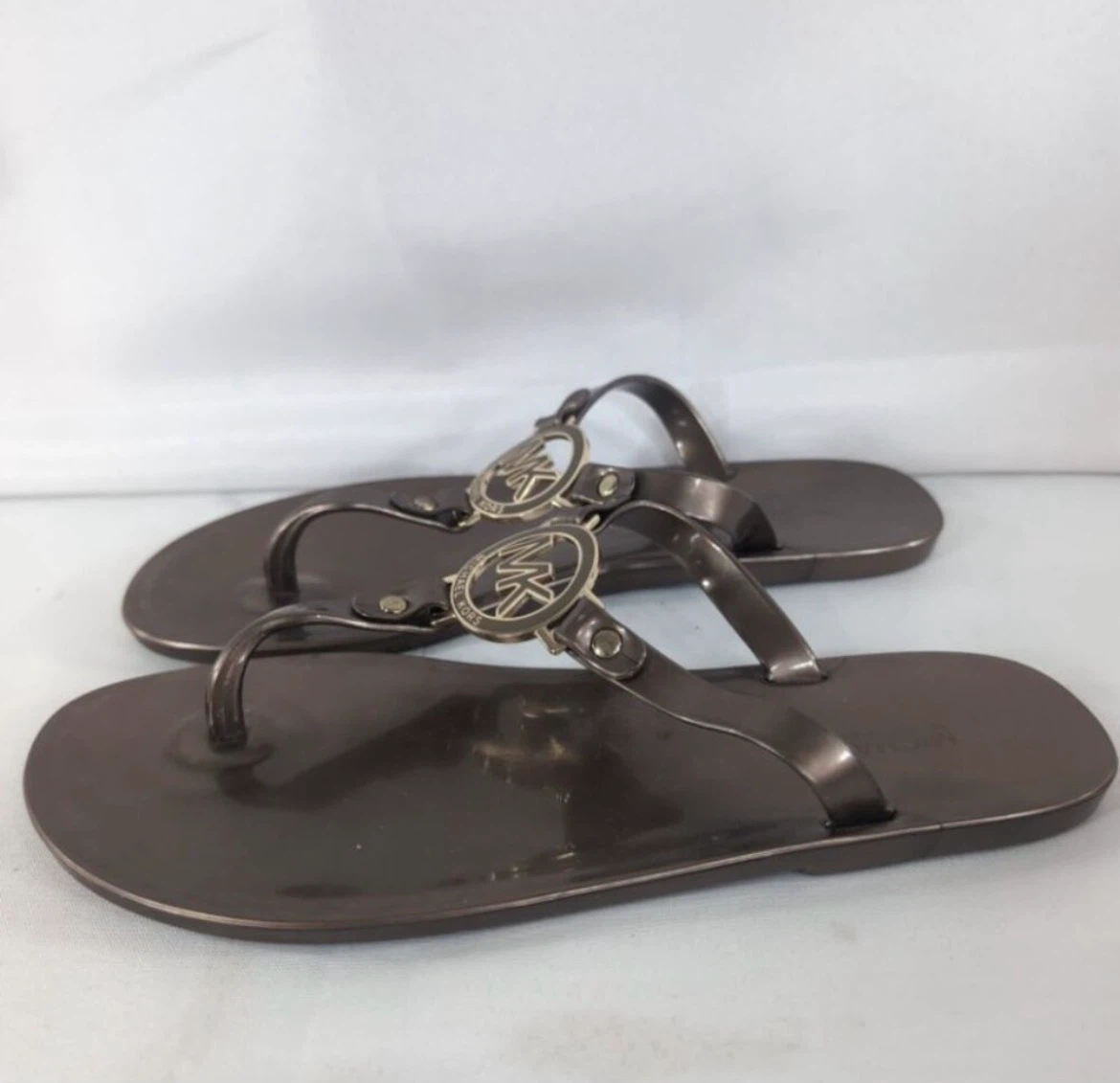 Michael Kors Jelly Thong Sandals - Bronze - Size 7 - photo 2