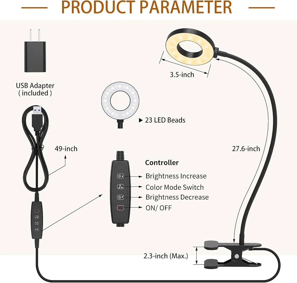 Ring Light I Book Lamp I Table Lamp