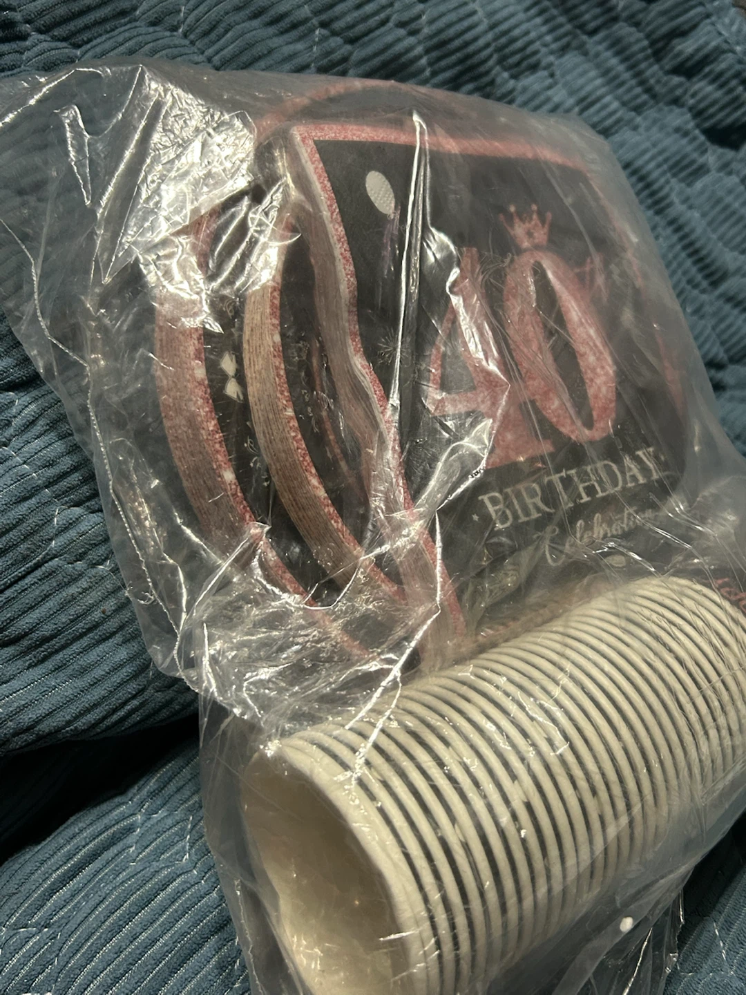New-40th Birthday Party Supplies Set - photo 5